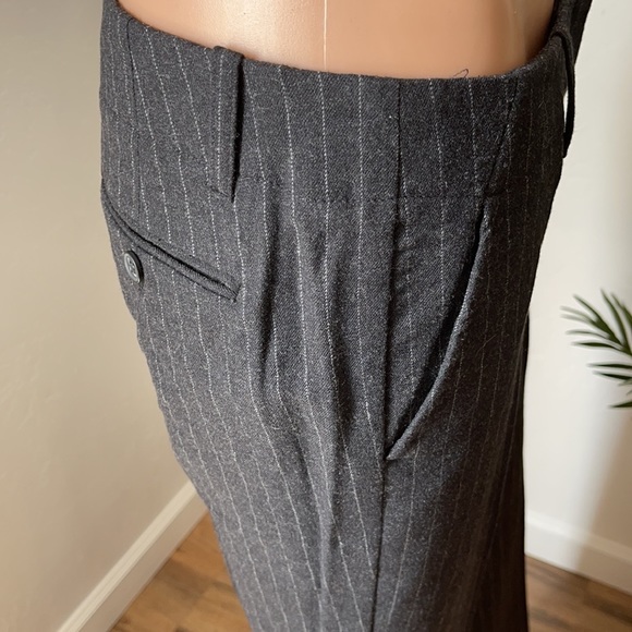 Theory Wool Pinstripe Suitable Pants Sz 6 - Picture 7 of 16